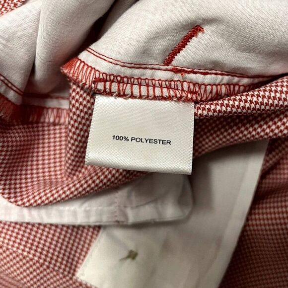 Peter Millar Crown Sport Striped Pink Chino Shorts Mens 32 Golf Preppy Polyester - Picture 5 of 6